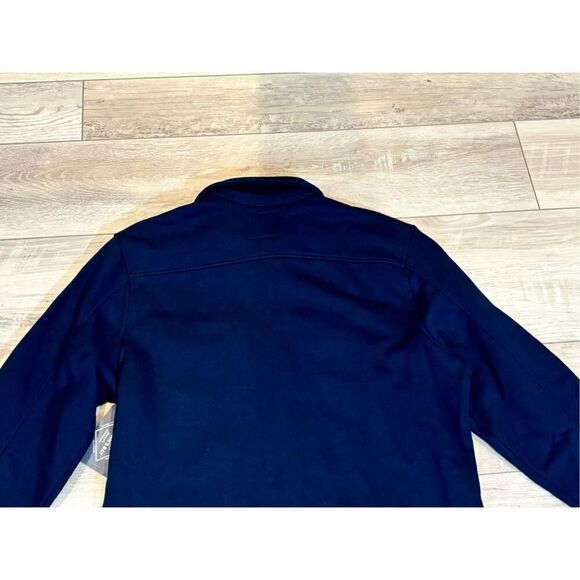 St. John’s Bay navy jacket shirt size S - Picture 10 of 11